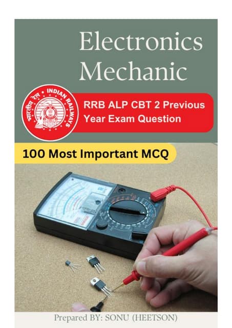 RRB ALP CBT 2 Electronics Mechanic Question Paper MCQ.pdf