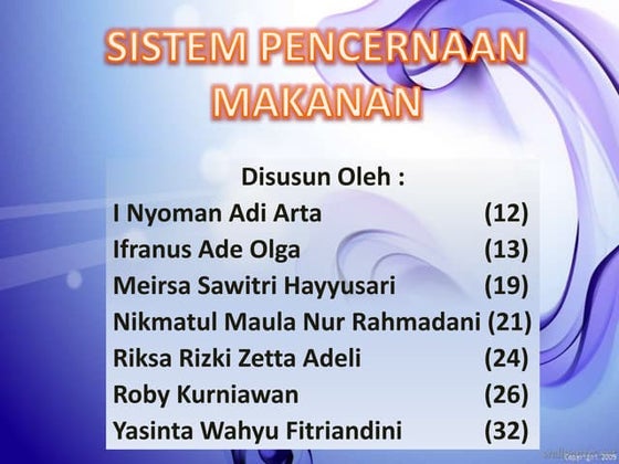 Sistem Pencernaan Manusia dan Hewan