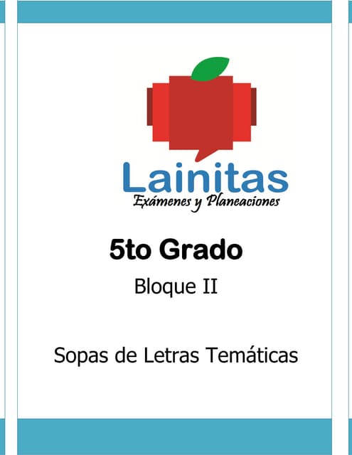 Sopa de letras p5 2bim