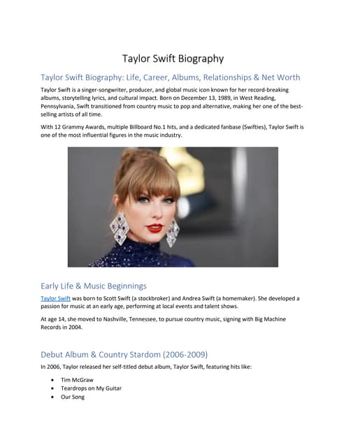 Taylor Swift Biography The Celeb Post.pdf