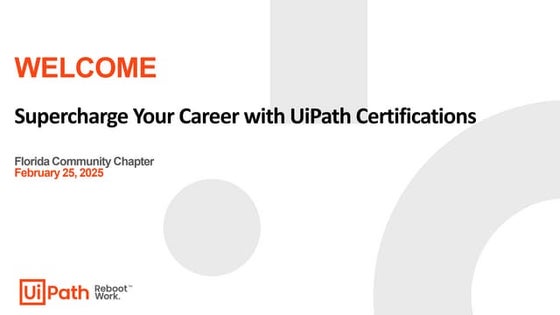 Supercharge Your Career with UiPath Certifications