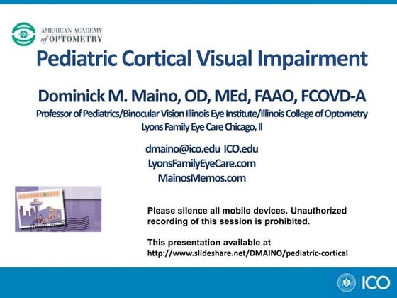 AAO: Pediatric Cortical Visual Impairment 