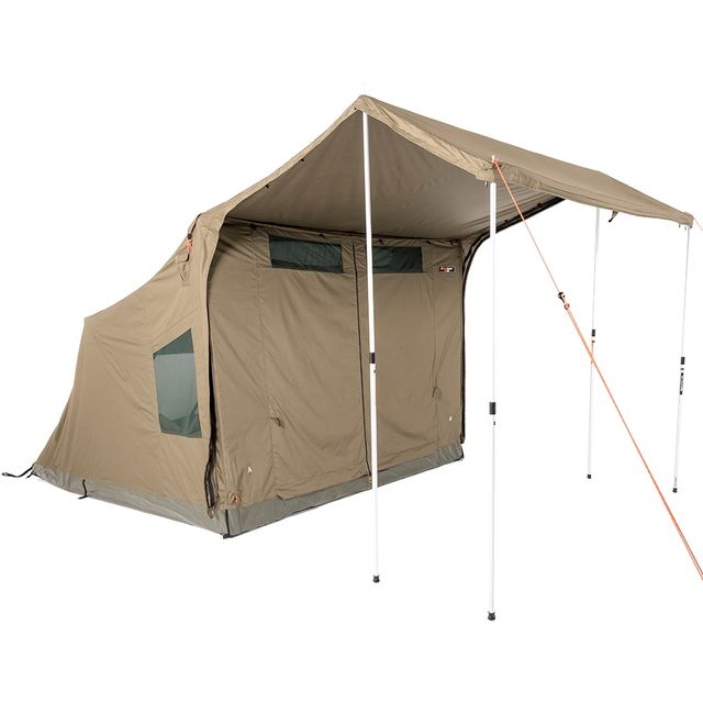 Oztent RV&minus;5 Plus Canvas Touring Tent &minus; Peak poles & spreader bars are included