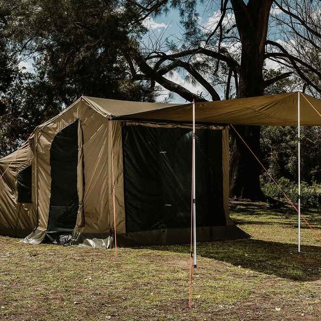 Oztent RV Plus Front Panel &minus; Doubles as an extra awning (poles not included)