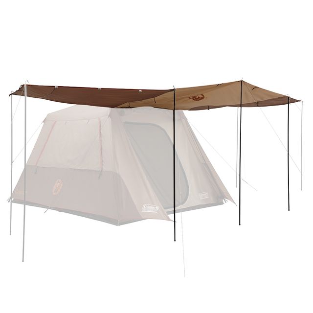 Coleman Instant Up Silver Series Evo Shade Awning &minus; Side walls can double as awnings