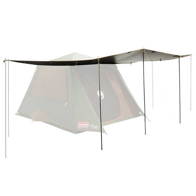 Coleman Instant Up Gold Series Evo Shade Awning with Heat Shield &minus; Walls double as awning extension