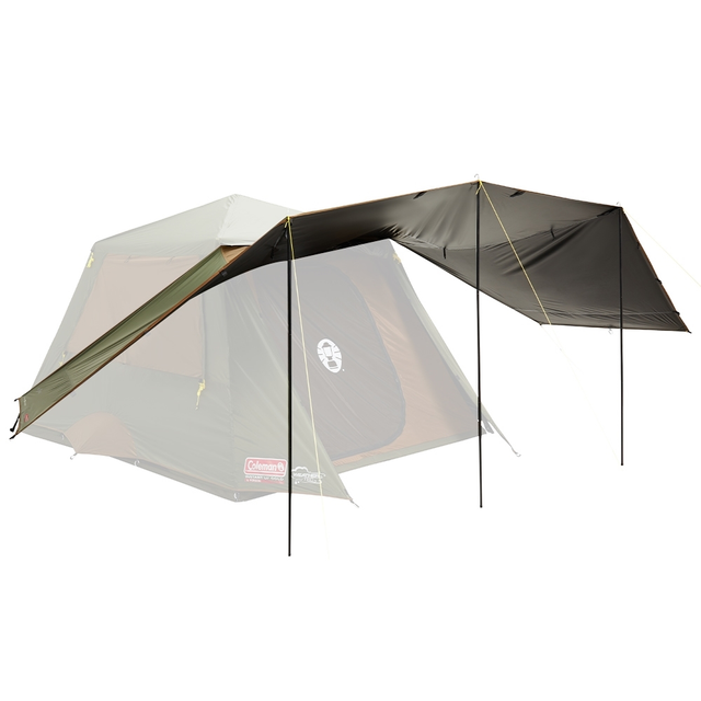 Coleman Instant Up Gold Series Evo Shade Awning with Heat Shield &minus; Angled for water run off