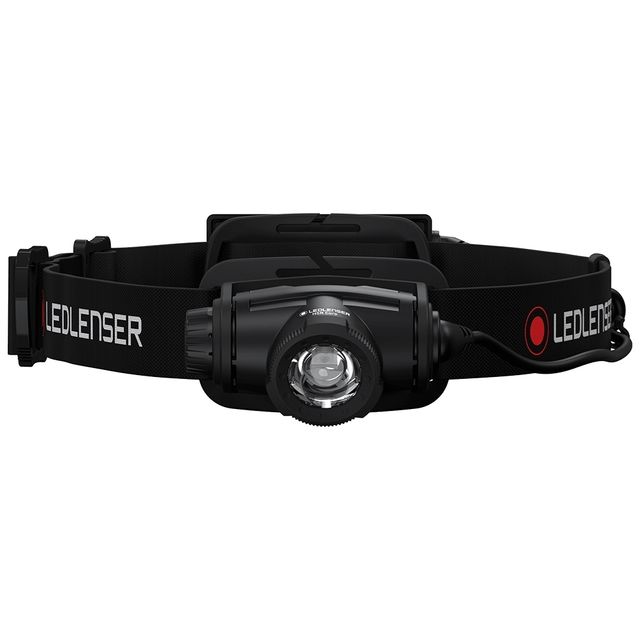 Ledlenser H5R Core Rechargeable Headlamp &minus; Advanced Focus System (AFS) &minus; for efficient, precise flood and spot lighting