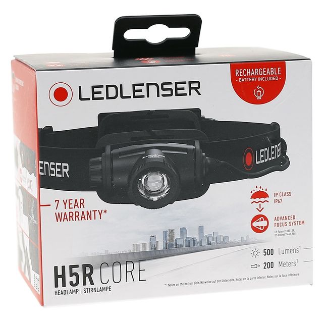 Ledlenser H5R Core Rechargeable Headlamp &minus; Packaging