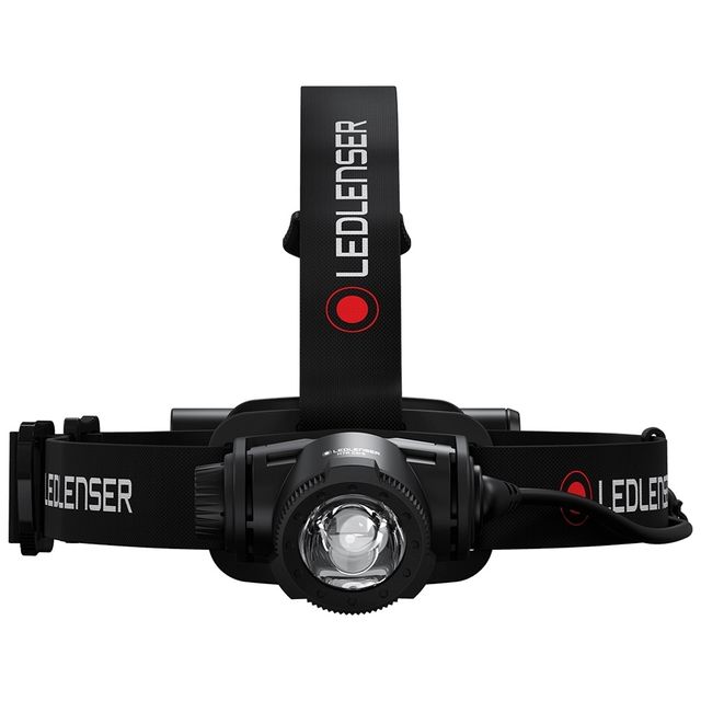 Ledlenser H7R Core Rechargeable Headlamp &minus; Optional top of head strap for a more secure fit