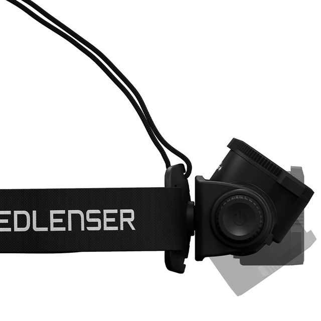 Ledlenser H7R Core Rechargeable Headlamp &minus; 130&minus;degree lamp head rotation