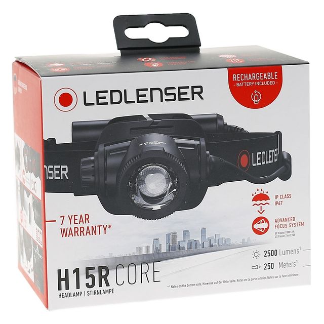 Ledlenser H15R Core Rechargeable Headlamp &minus; Packaging