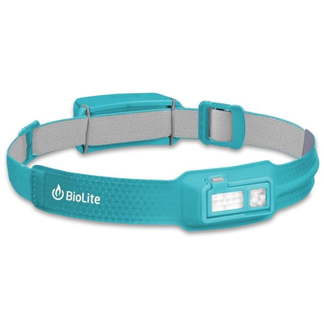 BioLite HeadLamp 330 Ocean Teal &minus; Provides 40 hours of runtime on low and 3.5 hours on high