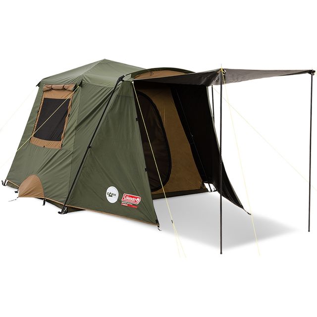 Coleman Instant Up 4P Lighted Northstar Darkroom Tent &minus; Front door can be pitched out as a 2&minus;pole awning