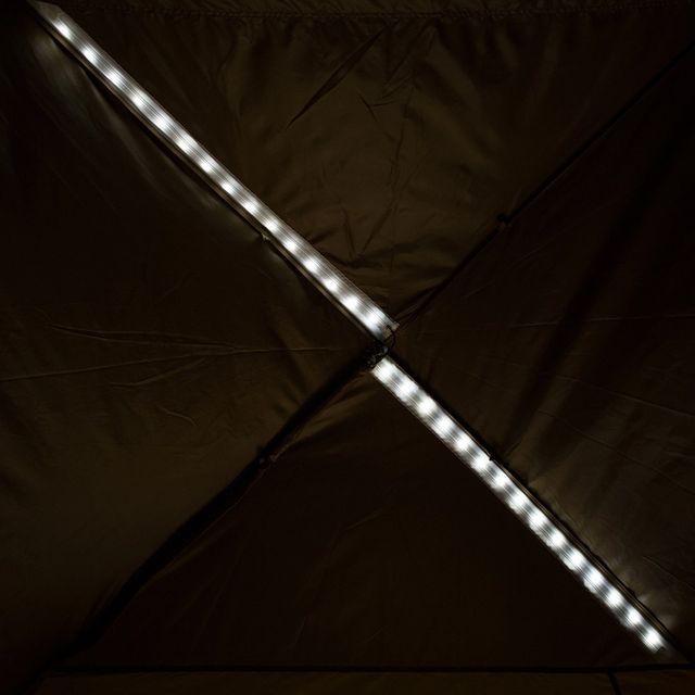 Coleman Instant Up 4P Lighted Northstar Darkroom Tent &minus; Silicone flexible strip lighting with integrated LED lights