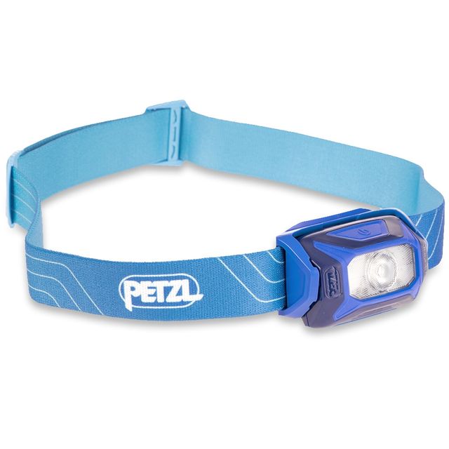 Petzl Tikkina 300 Headlamp Blue &minus; 300&minus;lumen compact and easy&minus;to&minus;use headlamp