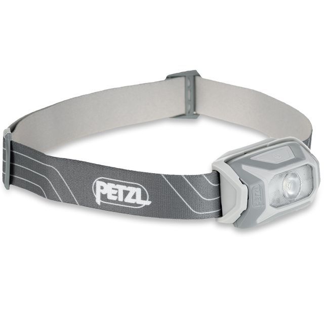 Petzl Tikkina 300 Headlamp Gray &minus; 300&minus;lumen compact and easy&minus;to&minus;use headlamp