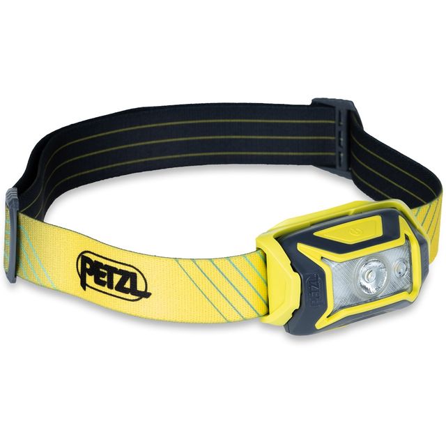 Petzl Tikka Core 450 Rechargeable Headlamp Yellow &minus; 450&minus;lumen rechargeable headlamp with CORE battery included