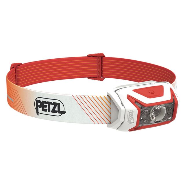 Petzl Actik Core 600 Rechargeable Headlamp Red &minus; Powerful, rechargeable, and easy&minus;to&minus;use 600&minus;lumen headlamp with red lighting