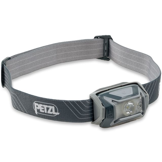 Petzl Tikka 350 Headlamp Gray &minus; 350&minus;lumen compact and lightweight headlamp