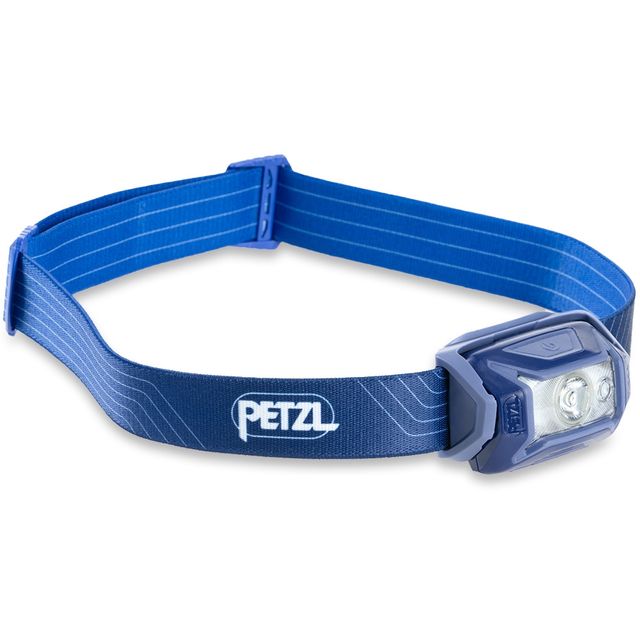 Petzl Tikka 350 Headlamp Blue &minus; 350&minus;lumen compact and lightweight headlamp