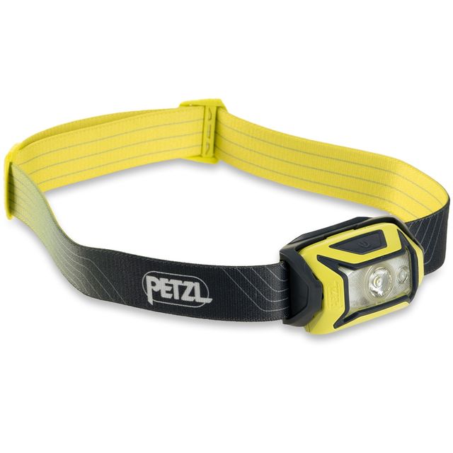 Petzl Tikka 350 Headlamp Yellow &minus; 350&minus;lumen compact and lightweight headlamp