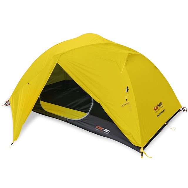 BlackWolf Grasshopper Ultralight 2 Hiking Tent Yellow &minus; Easy&minus;pitch 2&minus;person hiking tent