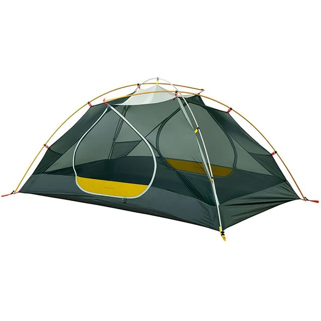 BlackWolf Grasshopper Ultralight 2 Hiking Tent Yellow &minus; Colour&minus;coded poles, pole end webbing and clips