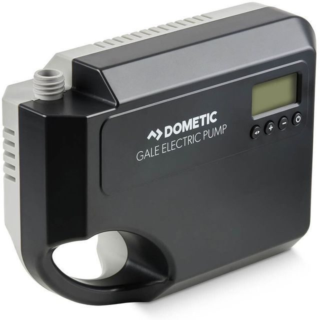 Dometic Gale 12V Pump &minus; Large handle make it easy to move around as needed