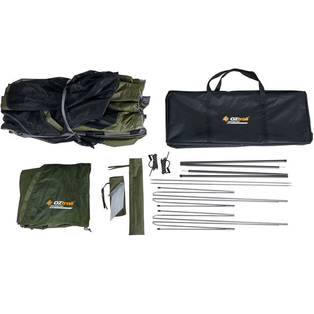 OZtrail Easy Fold 2P Stretcher Tent &minus; Includes everything you need for complete set up