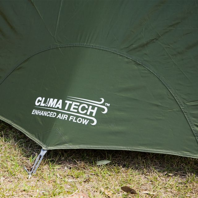 OZtrail Easy Fold 2P Stretcher Tent &minus; Fly designed to enhance airflow