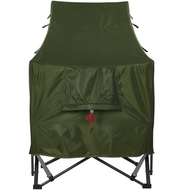 OZtrail Easy Fold 1P Stretcher Tent &minus; Vertical walls provide generous internal space and head height     