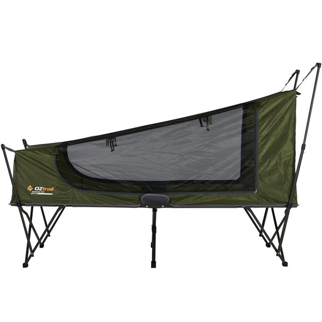 OZtrail Easy Fold 1P Stretcher Tent &minus; Ultra fine No&minus;See&minus;Um Mesh inner provides excellent ventilation and insect protection