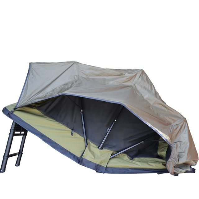 23Zero Dakota Super Lite Roof Top Tent &minus; Integrated self&minus;deploying and retracting window awnings for quick setup and pack down