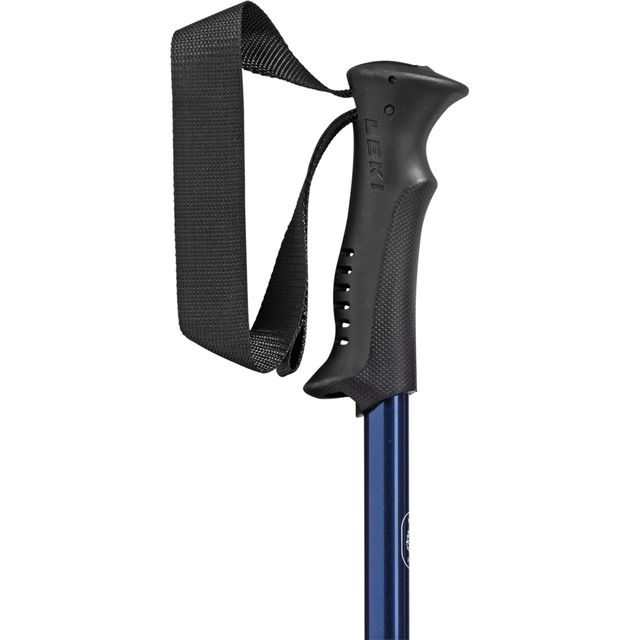 Leki Eagle Hiking Poles Midnight Blue Dark Metallic White &minus; PAS grip with loop