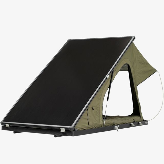 Inspired Overland Carbon Fibre Lightweight Rooftop Tent &minus; Hardshell carbon fibre lid framed lightweight rooftop tent	