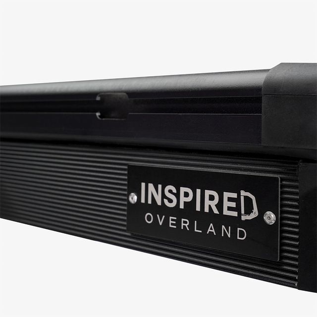 Inspired Overland Carbon Fibre Lightweight Rooftop Tent &minus; Exterior t&minus;slots for mounting accessories
