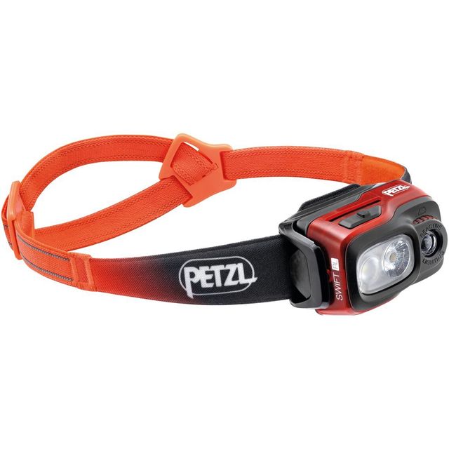 Petzl Swift RL 1100 Headlamp Orange &minus; Ultra&minus;powerful and intelligent 1100&minus;lumen headlamp