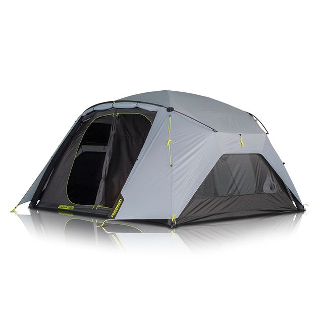 Zempire Aerospeed 10 Air Tent &minus; Incredibly portable 10&minus;person air tent which offers internal space you can walk freely in