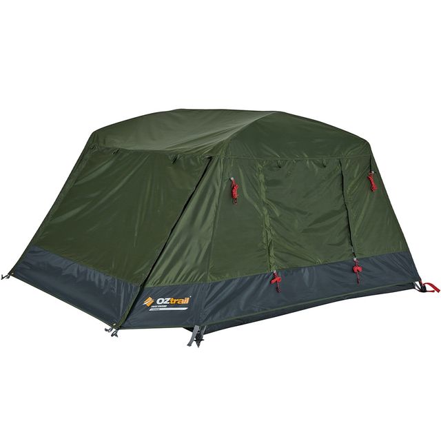 OZtrail Fast Frame 3P Tent &minus; Durable 150D flysheet with 1500mm waterhead rating to keep you dry