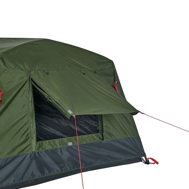 OZtrail Fast Frame 3P Tent &minus; Gusseted windows can be unzipped for extra airflow