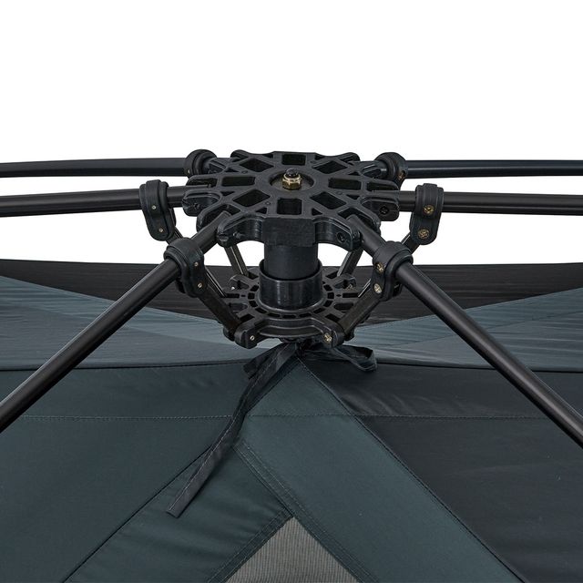 OZtrail Fast Frame BlockOut Lumos 10P Tent &minus; Triple Hub Frame system for enhanced headroom, internal space and strength