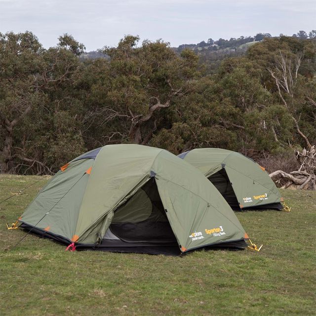 Explore Planet Earth Spartan 3 Hiking Tent &minus; 4000mm waterproof rating with UV50+ protection