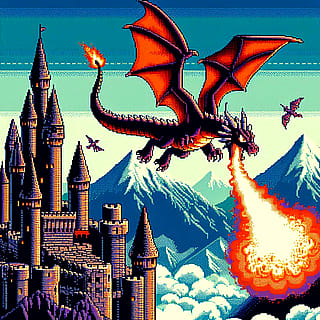 8-bit dragon'