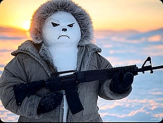 A soldier of Greenland special forces, 2024'