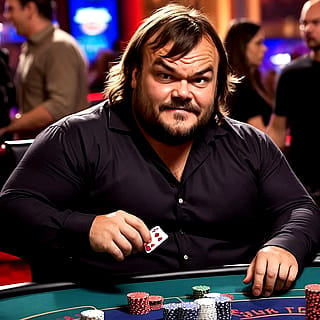 Jack Black playing BlackJack'