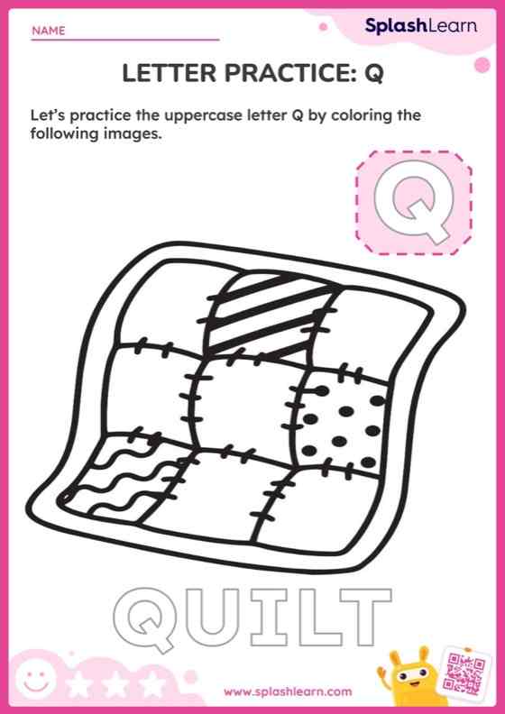 Letter Practice: Q - Worksheet