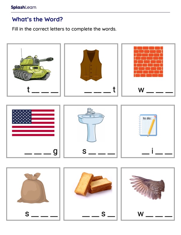 What's The Word? Worksheet