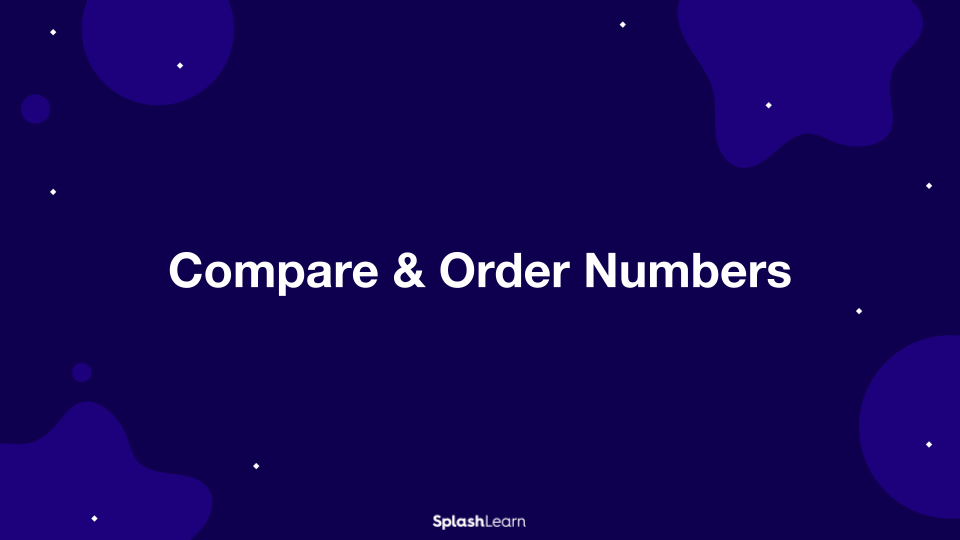 Compare and Order Numbers