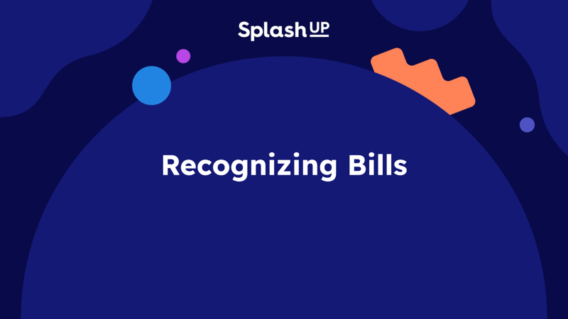 Recognizing Bills